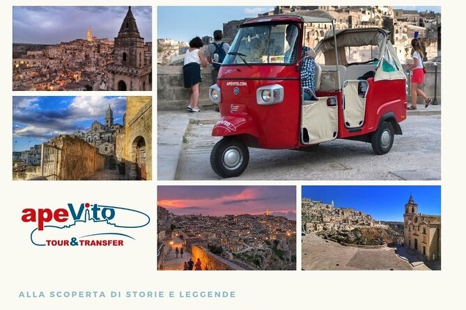 Ape Tour Matera - Guided Tour in Ape Calessino - Private Transportation and Group Size