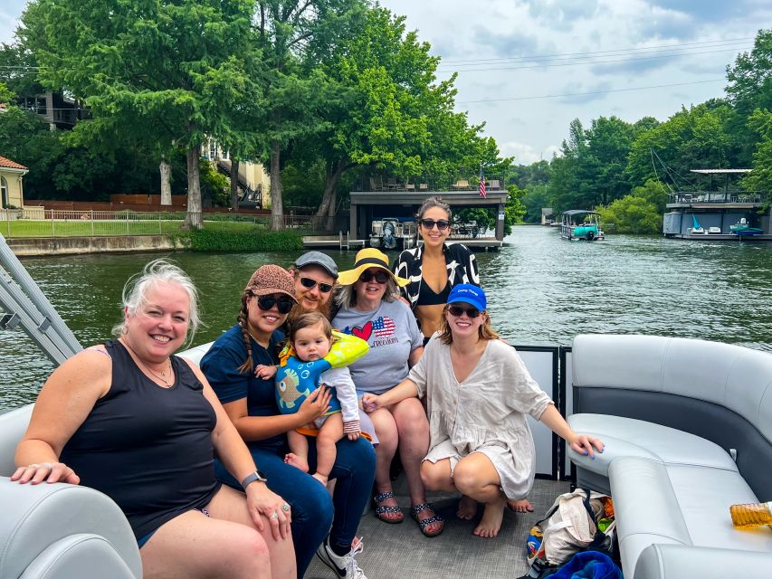 Austin: Lake Austin Private Boat Cruise - Full Sun Shading - Boat Rental and Inclusions Overview