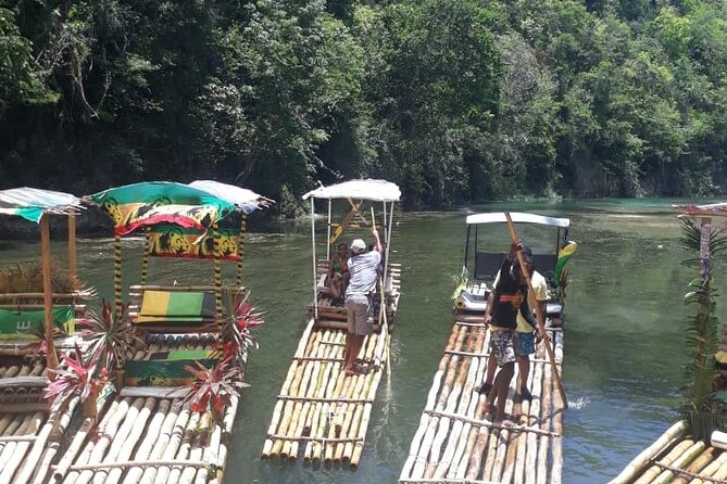 Bamboo River Rafting on Rio Nuevo River in Ocho Rios Jamaica - Guided Tour on the Bamboo Rafts