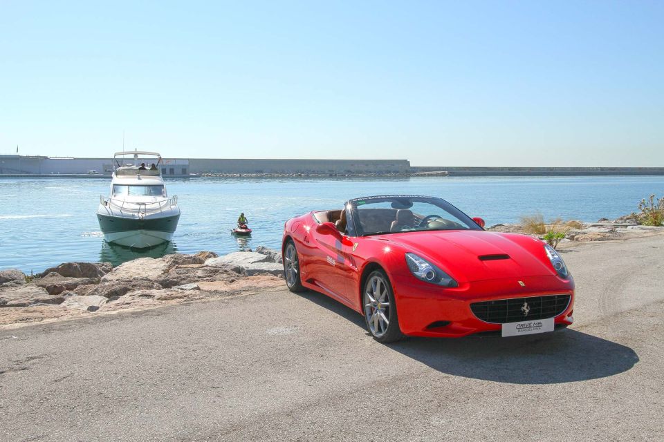 Barcelona: Ferrari Driving & Jet Ski or Sailing Experience - Jet Ski Riding Around the Harbor