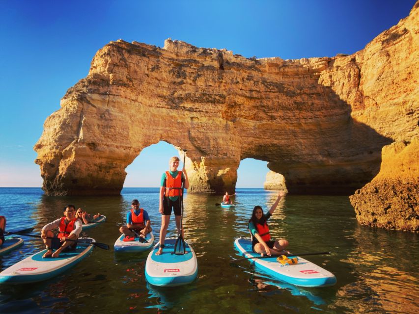 Benagil: Benagil Cave Stand Up PaddleBoard Tour at Sunrise - Key Activities and Sites