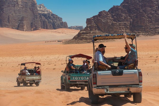 Best of Wadi Rum | Full Day Jeep Tour + Sleep Under the Stars | Pack All-In - Visit Nabatean Temple and Lawrence Spring