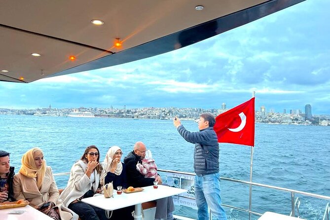 Bosphorus Guided Luxury Yacht Cruise With Live Guide (90 Minutes) - Meeting Point and Pickup