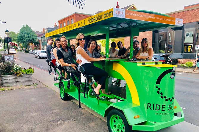 Charlottetown Pedal Pub Crawl Along the Waterfront on a Solar-Powered Pedal Bus! - Participant Requirements