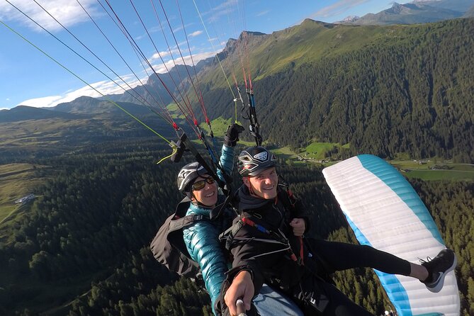 DAVOS: Paragliding For 2 Passengers - Together In The Air! (Video&Photos Incl.) - Included Amenities and Gear