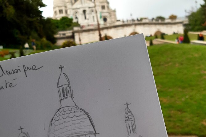 Drawing Workshop / Creative Notebook During an Unusual Walk in Montmartre - Positive Participant Feedback