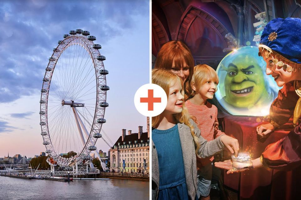 DreamWorks Shreks Adventure and London Eye: Combo Ticket - Sights of London From Above