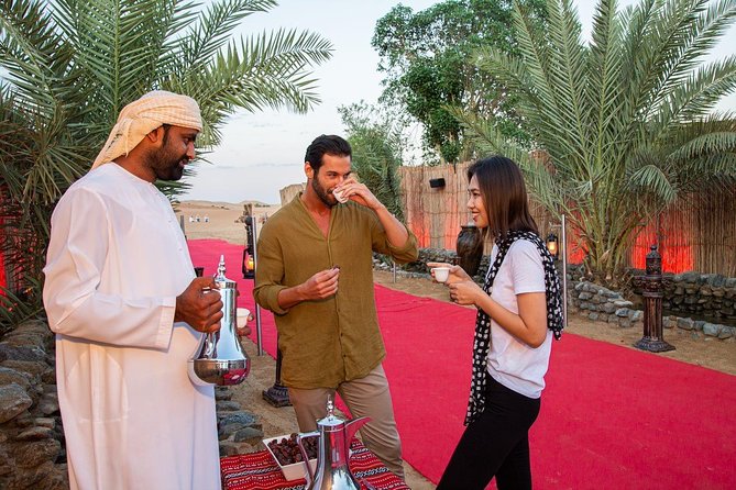 Dubai Desert Safari: Camel Ride, Sandboarding, BBQ & Soft Drinks - Dining Experience