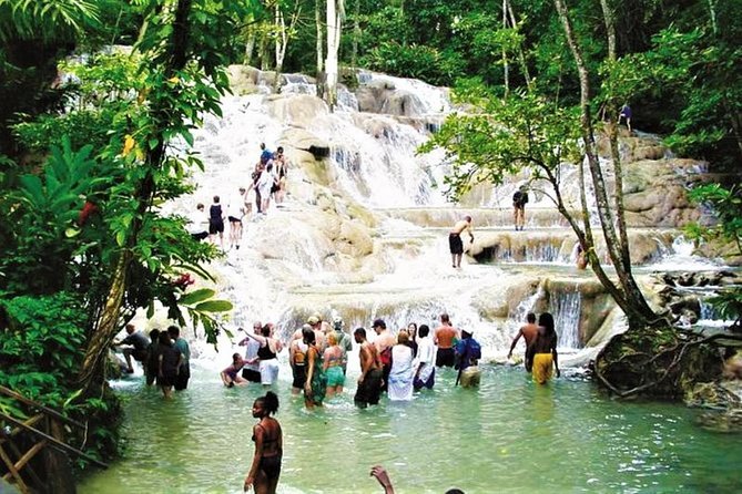 Dunns River Falls and Ocho Rios Shopping Tour From Falmouth - Dunns River Falls Climb