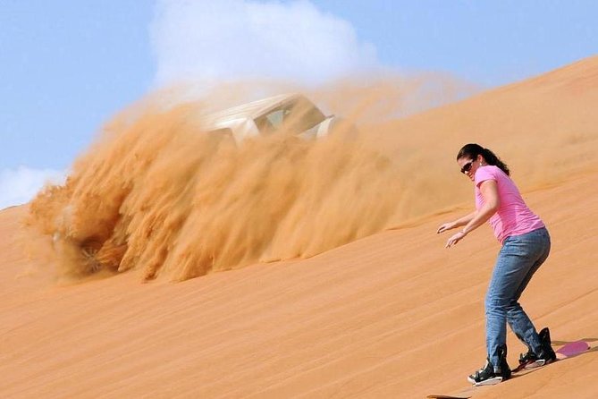 DXB Private Morning Desert Safari With Camel Ride N Sand Boarding - Refreshments and Amenities