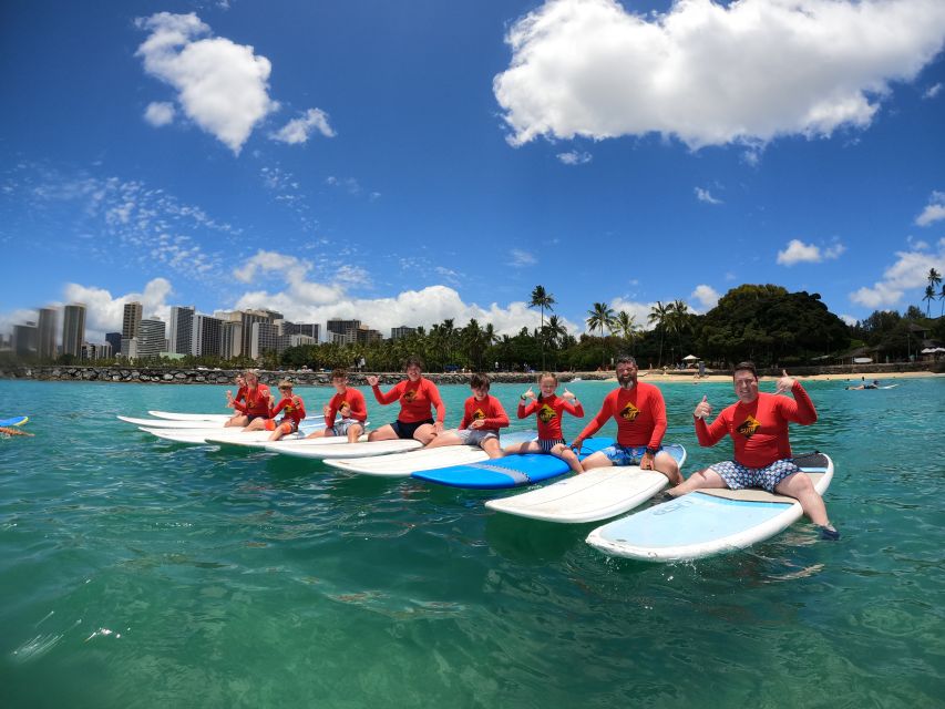 Family Surfing Lesson: 1 Parent, 1 Child Under 13, & Others - Important Swim Requirements