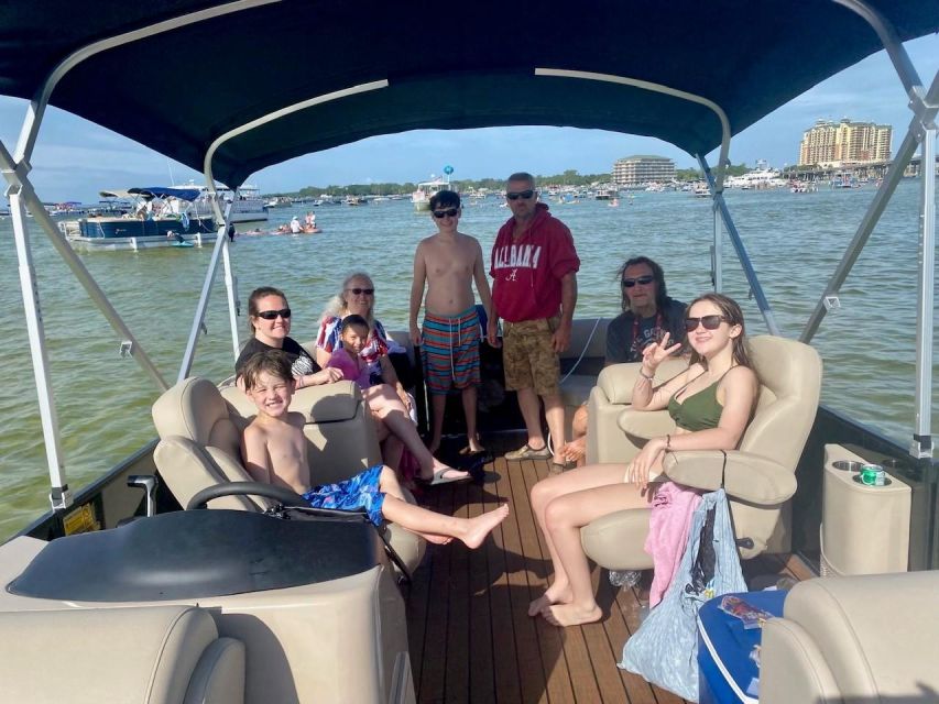 Fort Walton: Half Day Pontoon Boat Rental to Crab Island - Duration and Group Size Details