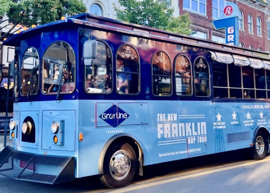 Franklin: Trolley Hop-On and Hop-Off Tour - Booking and Cancellation