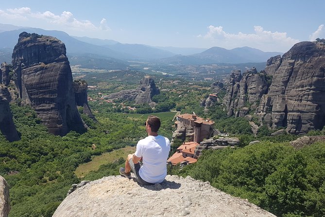 From Athens:Meteora Caves & Monasteries History Day Trip by Train - Monastery Visits and Exploration