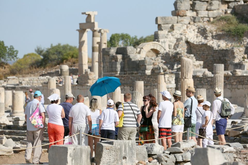 From Kusadasi: Ephesus & House of Virgin Mary Guided Tour - Exploring the Library of Celsus