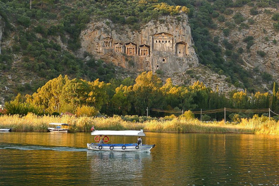 From Marmaris: Dalyan Cruise, Turtle Beach & Mud Baths - Rock-Cut Tombs of Kaunos