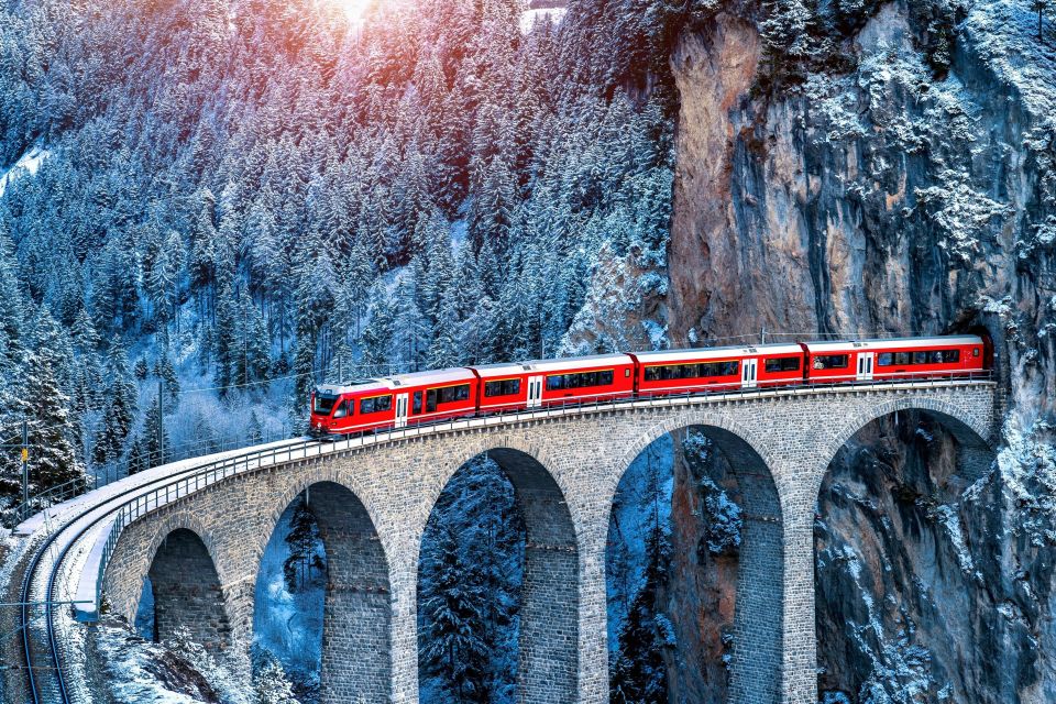 From Milan: St Moritz & Alps Day Trip With Bernina Red Train - St. Moritz Experience