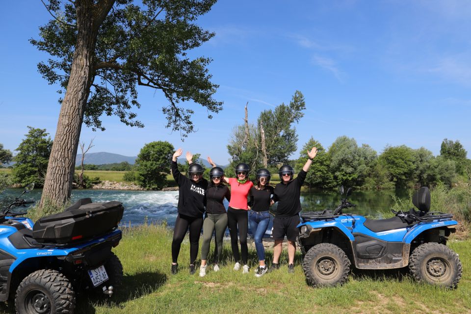 From Split: Three Rivers Quad Tour With Swimming - Barbecue Lunch by the Cetina River