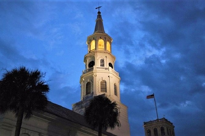 Ghosts of Charleston Night-Time Walking Tour With Unitarian Church Graveyard - Historic Buildings, Squares, and Landmarks