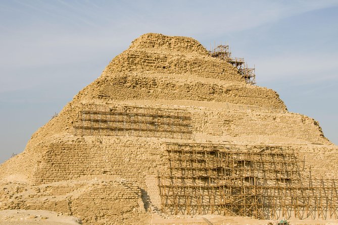 Giza Pyramids Sphinx Sakkara and Memphis Day Tour From Cairo - Remains of Memphis