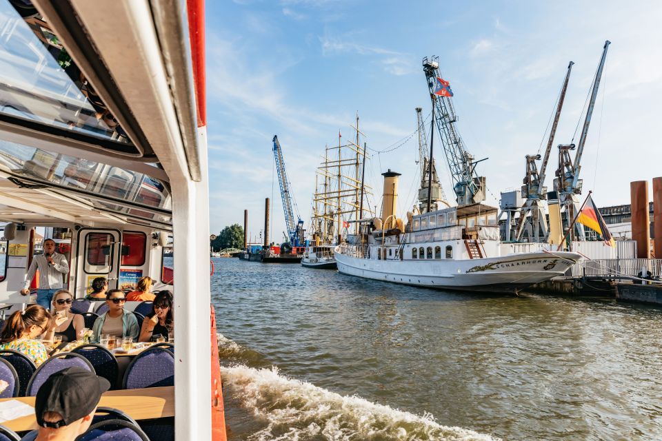 Hamburg: Harbor Cruise With Wine and Cheese - Duration and Inclusions