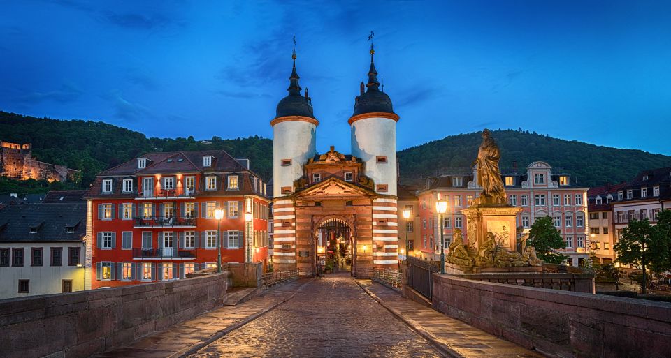 Heidelberg: Night Watchman Historic Adventure Tour - Hercules Fountain in Market Square