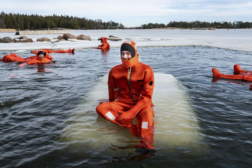 Helsinki: Floating Experience in a Survival Suit - Learning About Rescue and Survival