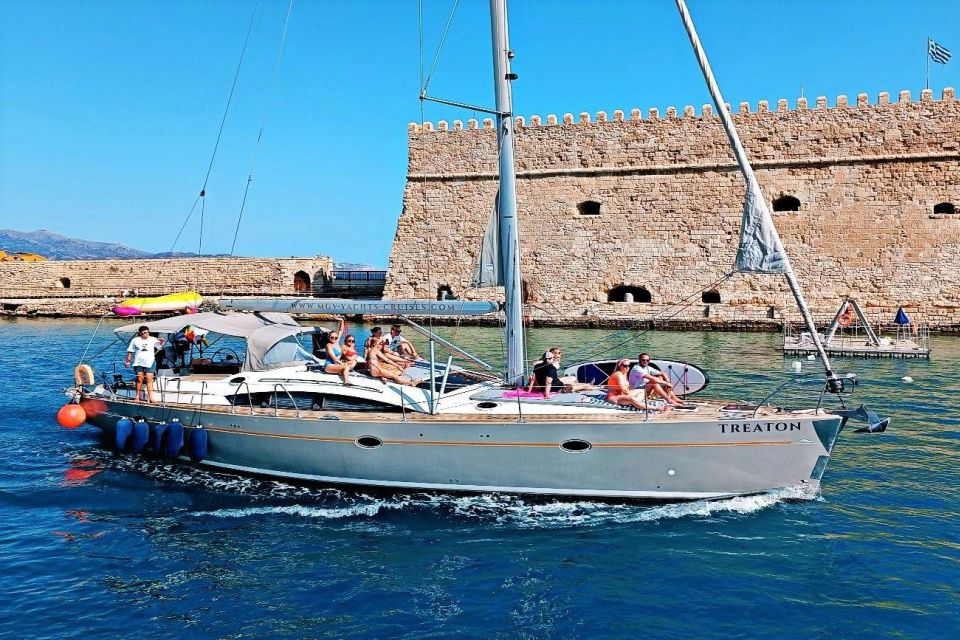 Heraklion: Dia Island Luxury Sailing Trip - up to 14 Guests - Culinary Offerings