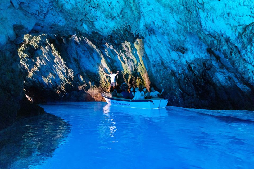 Hvar:Blue & Grenn Cave and Vis Island Private Speedboat Tour - Inclusions