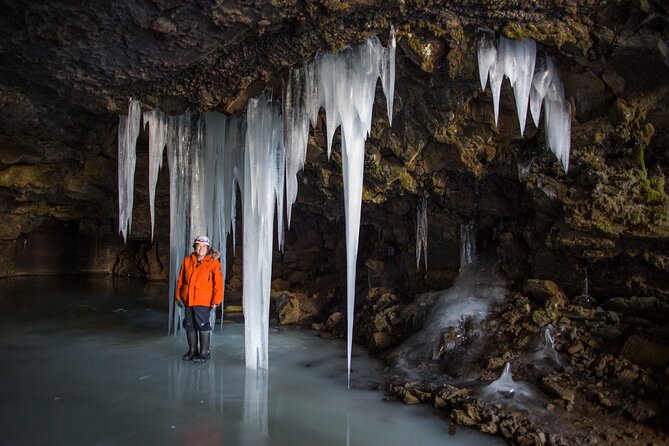 Ice Cave Lofthellir Exploration - a Permafrost Cave Inside a Magma Tunnel. - Meeting and Pickup