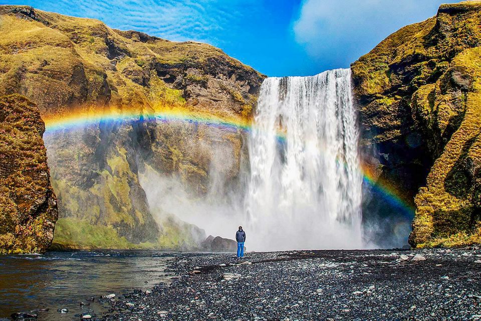 Iceland: Full-Day South Coast, Black Beach & Waterfalls Tour - Highlight: Skógafoss Waterfall