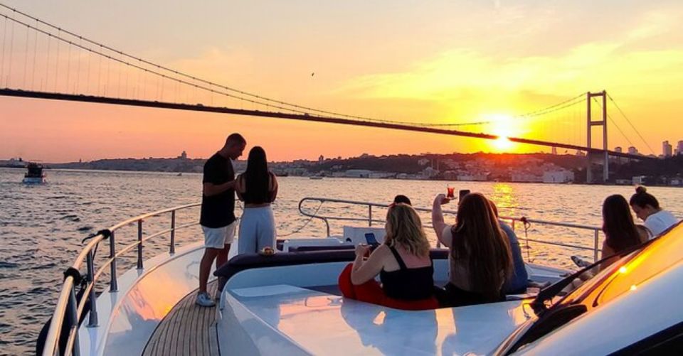 Istanbul Bosphorus Sunset Cruise on a Luxurious Yacht - Capture the Beautiful Sunset