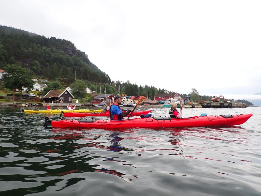 Jørpeland: Guided Fjordtour Kayak - Logistics and Booking Details