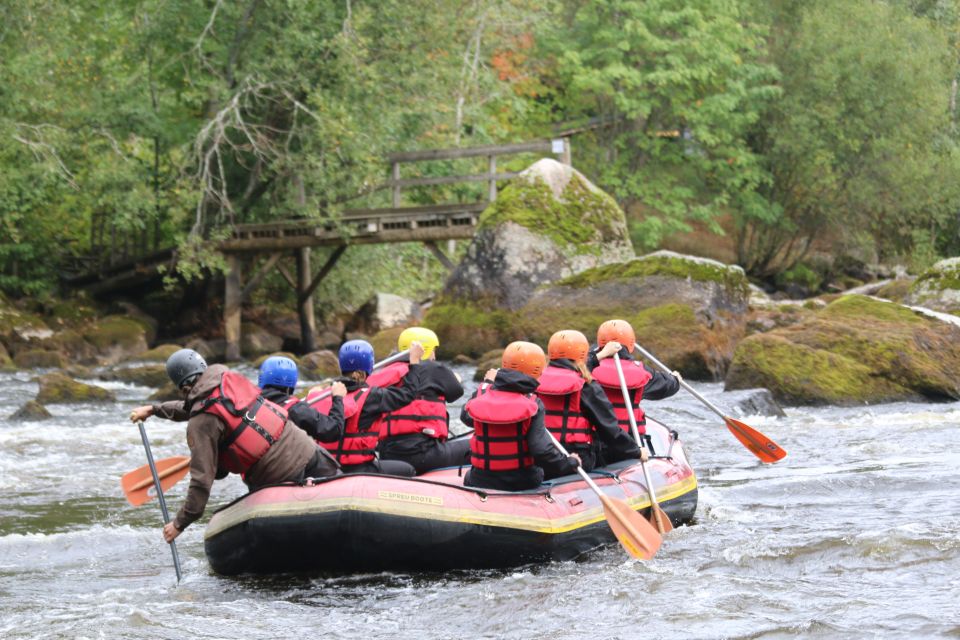 Jyväskylä or Laukaa: Kuusaa River Rafting Tour With Pickup - Exclusions