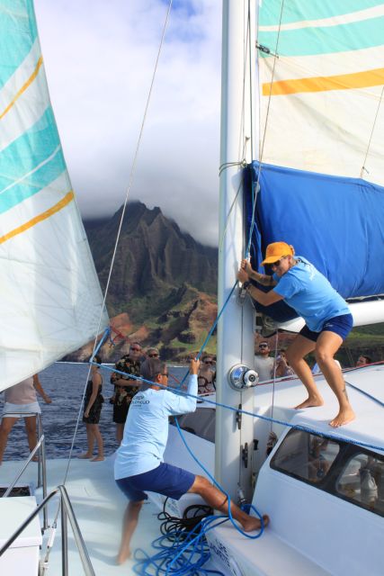 Kauai: Napali Coast Sunset Sailboat Tour With Dinner - Departure Time and Duration