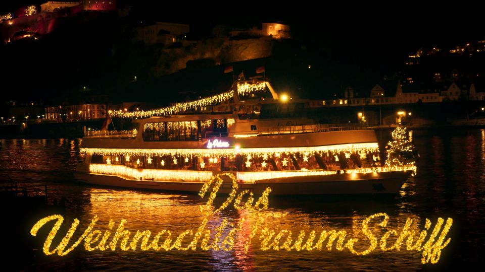 Koblenz: Christmas Boat Tour With Mulled Wine - Savor the Christmas Atmosphere