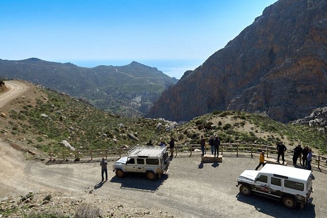 Land Rover Safari: Tripitis Gorge and Beach, South Crete - Visiting the Diction Cave