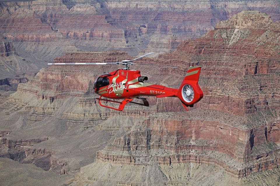 Las Vegas: Grand Canyon Helicopter Air Tour With Vegas Strip - Helicopter Flight Itinerary