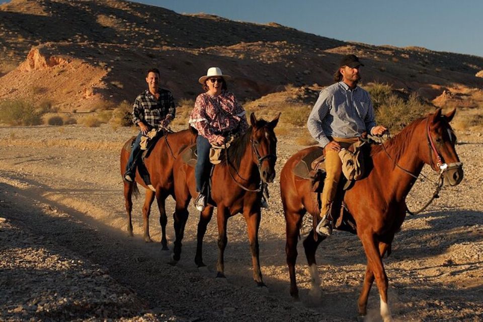 Las Vegas: Sunset Horseback Riding Tour With BBQ Dinner - Inclusions and Exclusions