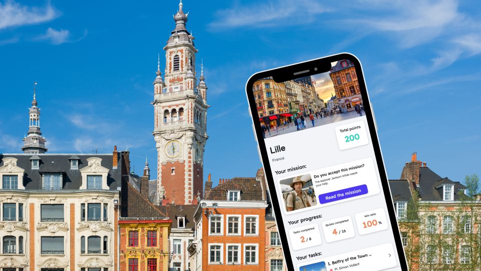 Lille: City Exploration Game and Tour on Your Phone - Booking Options