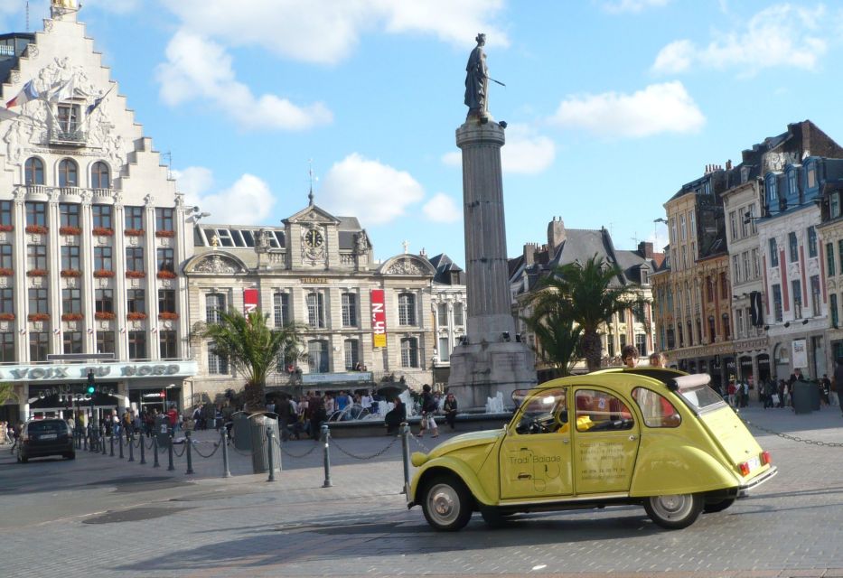 Lille Driving Tour by Convertible Citroen 2CV - Enjoy the Retractable Roof Experience