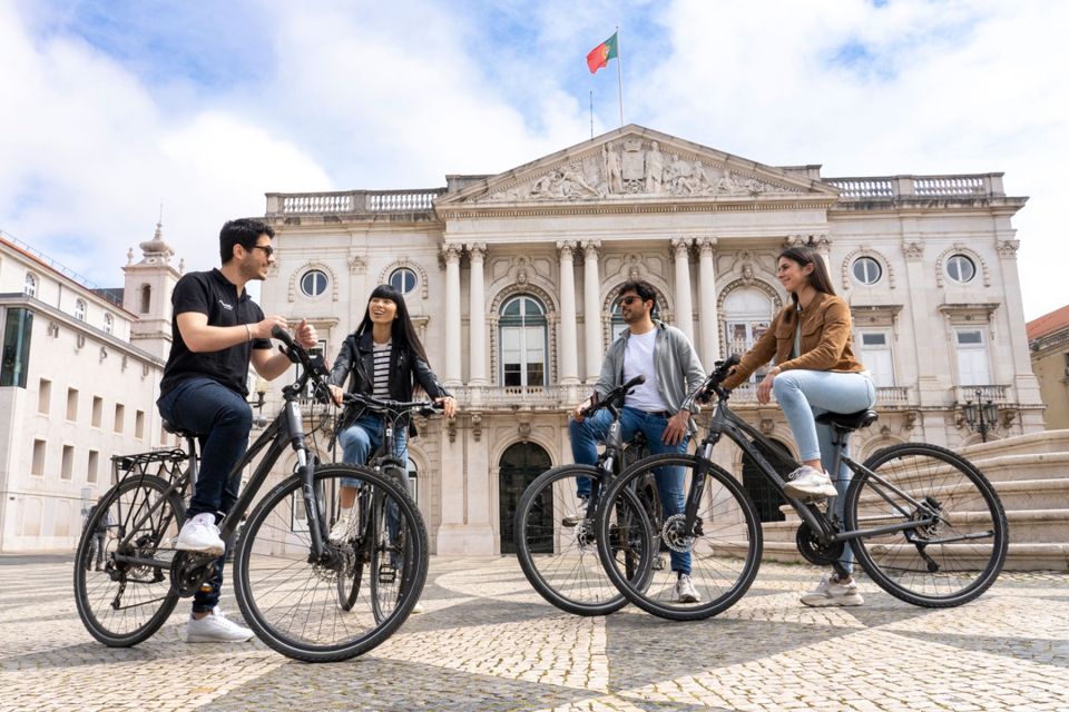 Lisbon: Boat Trip, Guided Walking Tour, Bike & Yellow Tram - Biking Along the Tagus River