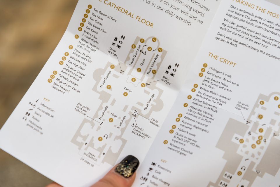 London: St Pauls Cathedral Entry Ticket - Chapels on the Ground Floor