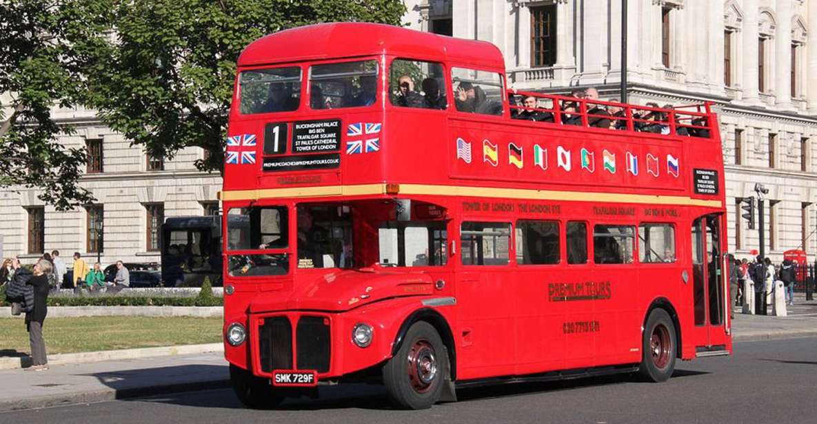 London Vintage Bus Tour, Thames Cruise, Fish & Chips - Meeting Point Details