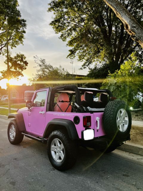 Los Angeles: Hollywood Sign Tour on an Open Pink Jeep - Feel the Wind in Your Hair