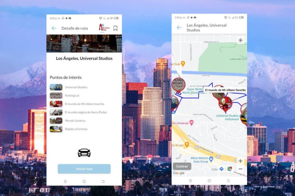 Los Angeles Self-Guided Tour App - Multilingual Audioguide - Wheelchair Accessibility