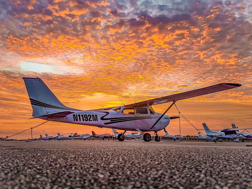 Miami Beach: Private Romantic Sunset Flight With Champagne - Included in the Package