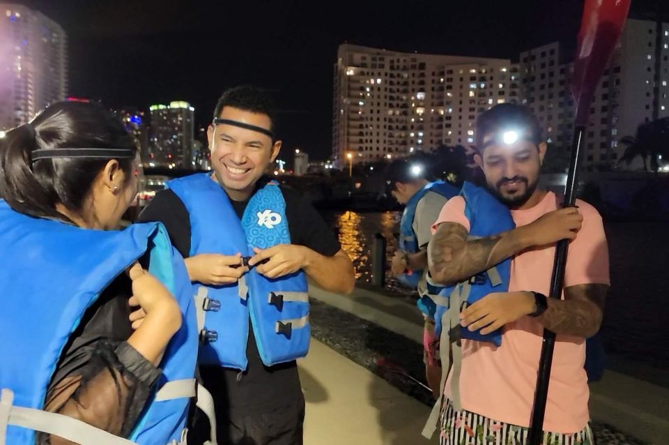 Miami: Guided LED-LIT Kayak Night Tour With Drinks - Inclusions and Equipment