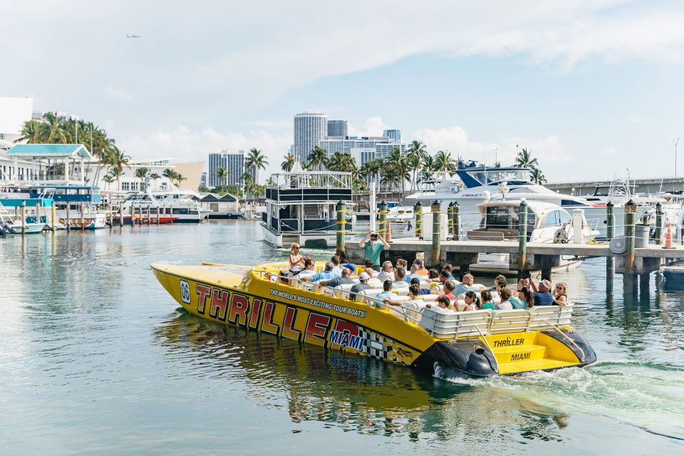 Miami: Sightseeing Speedboat Tour - Language and Rating