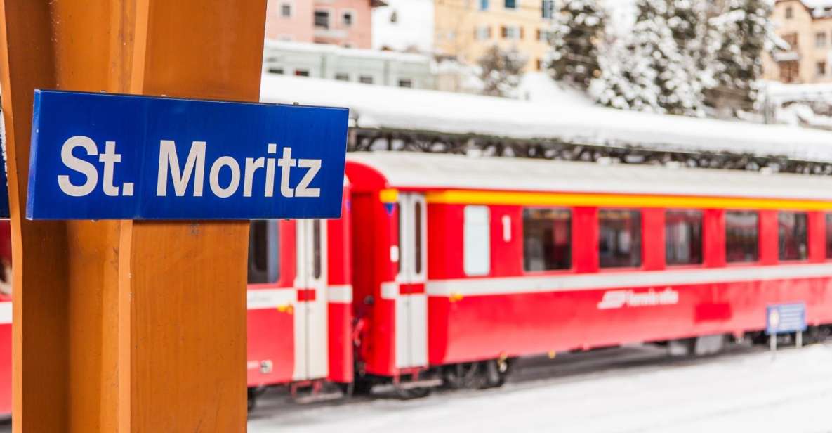 Milan: Private St. Moritz Day Tour With Bernina Express Trip - Exploring St. Moritz